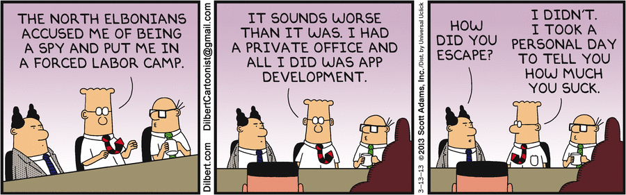 Dilbert Cartoon
